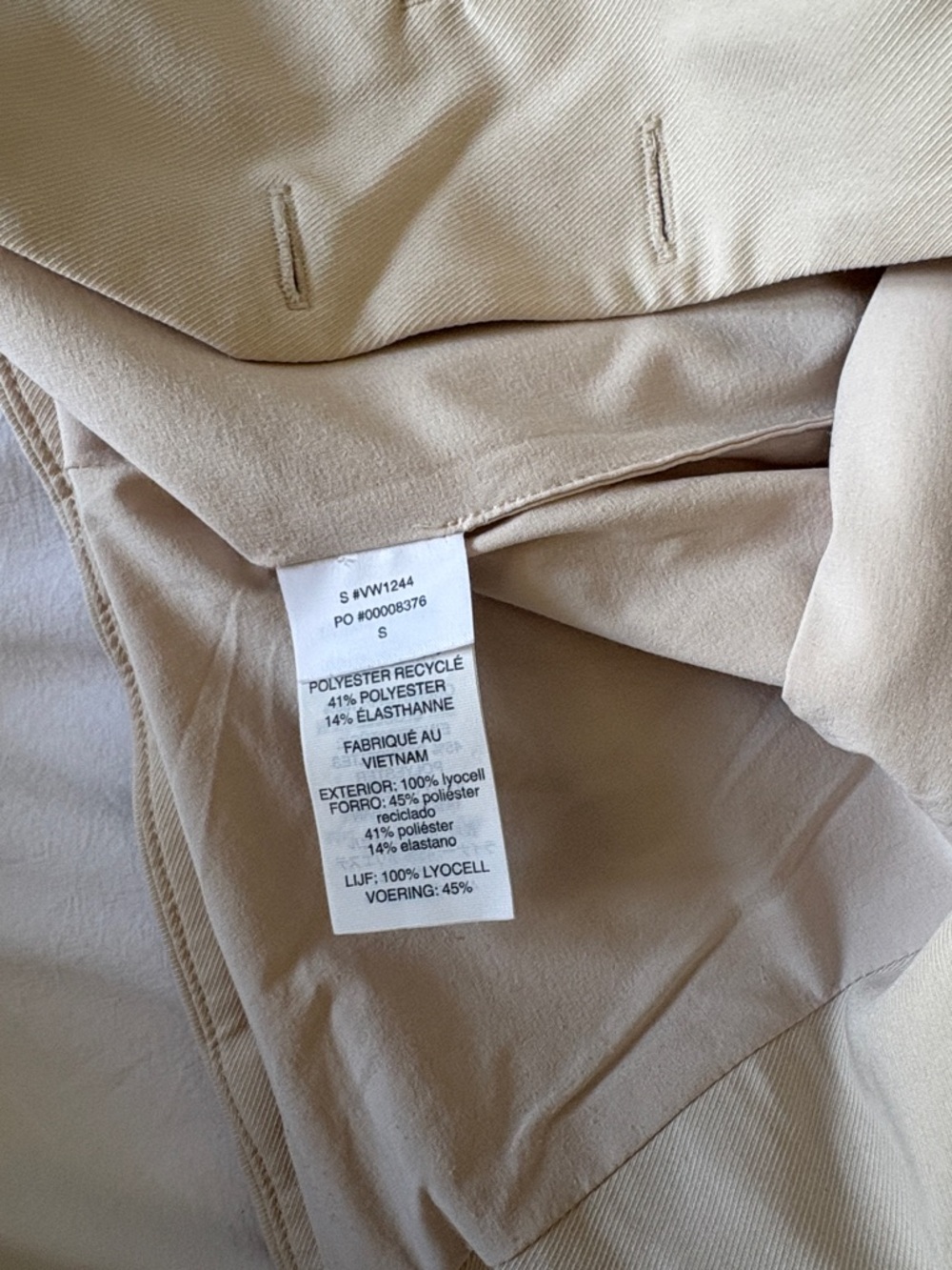 Vuori Women's Light Tan Sleeveless Vest - Picture 4 of 4